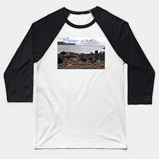 Sheep feeding on seaweed, Skye Baseball T-Shirt